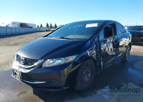 2013 Honda Civic Lx from USA, damaged, VIN 19XFB2F58DE204691